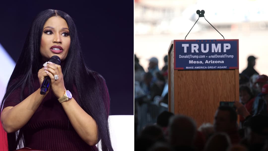 Inside Nicki Minaj's Shocking Stage Appearance Beside Donald Trump